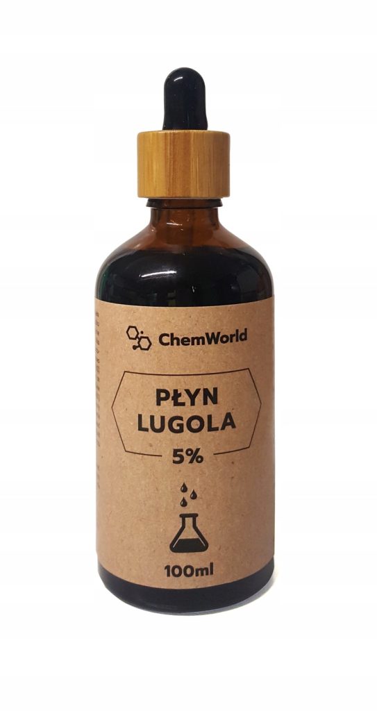 Płyn Lugola 5% Chemworld 100 ml – oryginalny roztwór jodu o czystości 99,99%