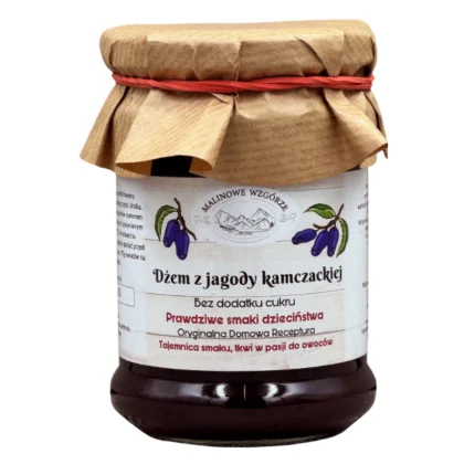Dżem z jagody kamczackiej Malinowe Wzgórze 250g – naturalny, bez cukru
