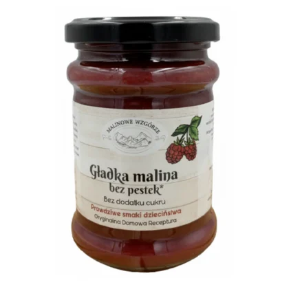 Dżem malinowy bez pestek