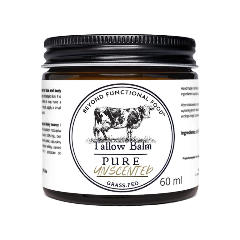 Beyond Functional Food Tallow Balm Pure – bezzapachowy balsam do twarzy i ciała