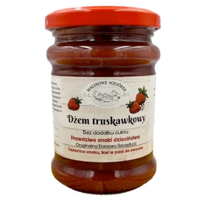 Dżem z truskawek bez cukru