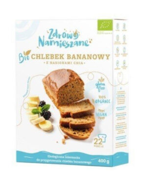 CHLEBEK BANANOWY z nasionami chia BIO (400 g)