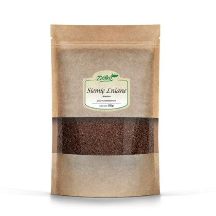 Siemie lniane brązowe ziarno 500 g - Ziółko