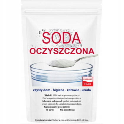 Soda oczyszczona spożywcza1 kg - Wodorowęglan Sodu