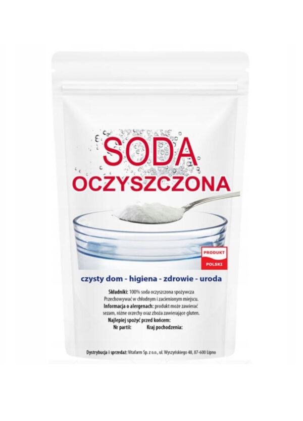 Soda oczyszczona spożywcza1 kg - Wodorowęglan Sodu