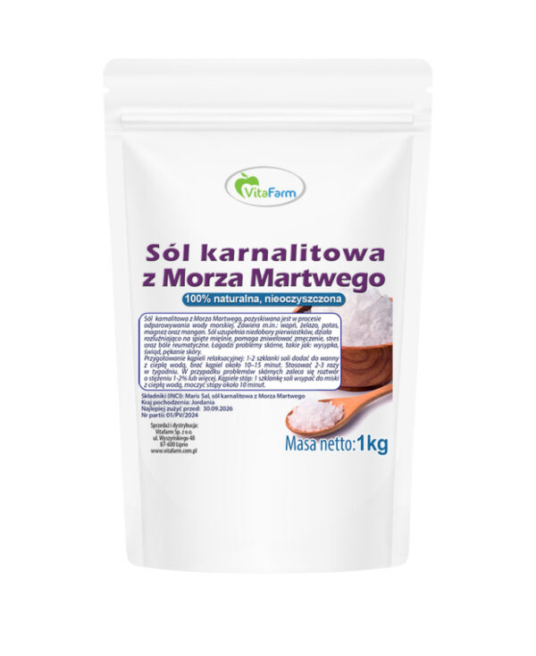 Sól karnalitowa z Morza Martwego 1kg