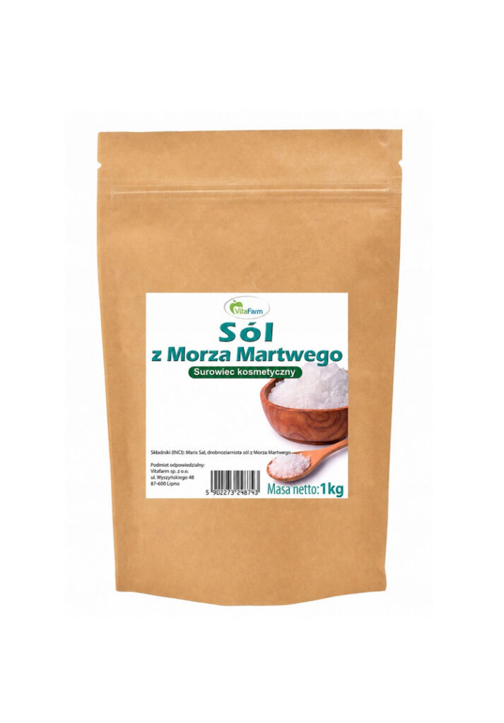 Sól z Morza Martwego naturalna nieoczyszczona 1kg